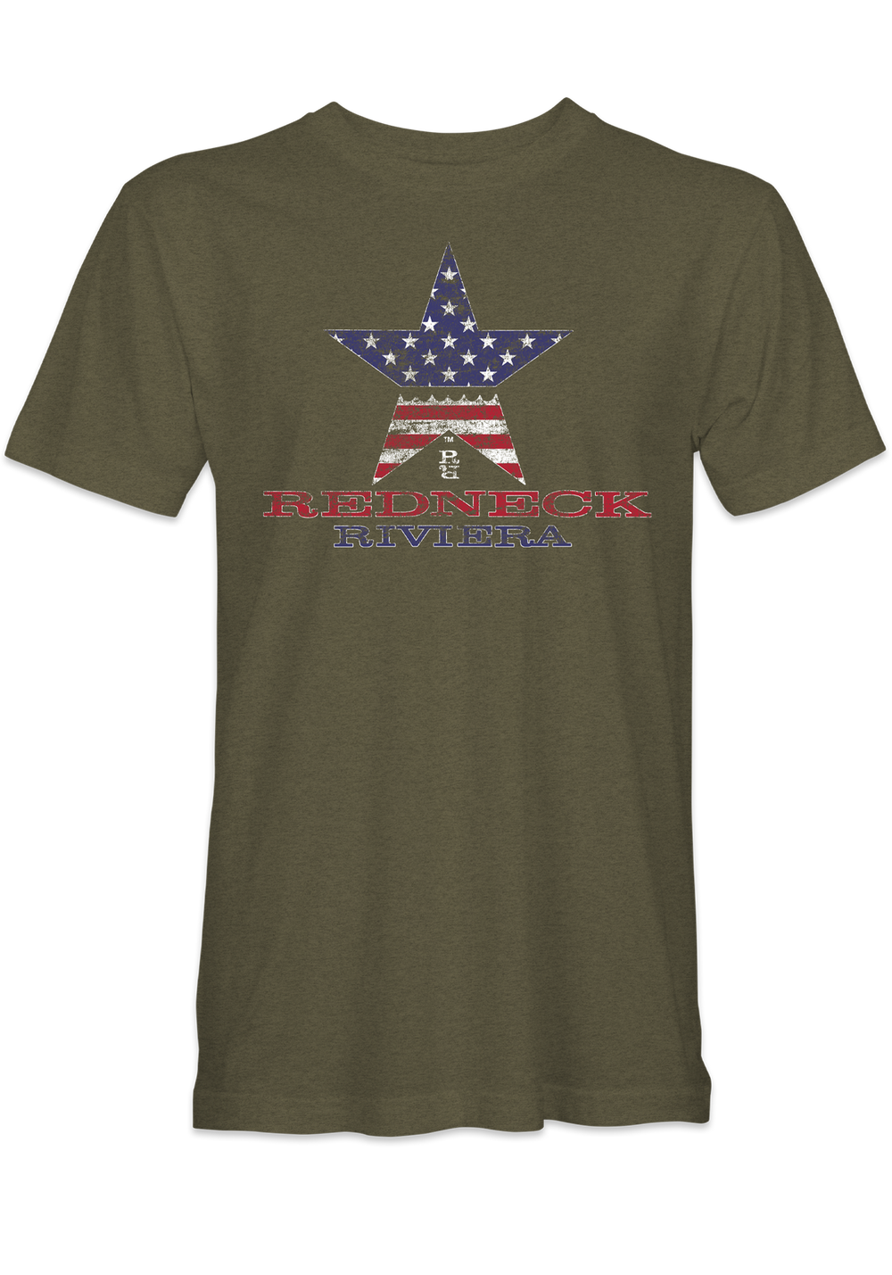Red, White, and Blue Tee – Redneck Riviera